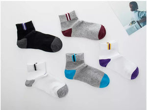 5 Paar Unisex Sneaker Sportsocken Freizeitsocken Baumwolle Premium