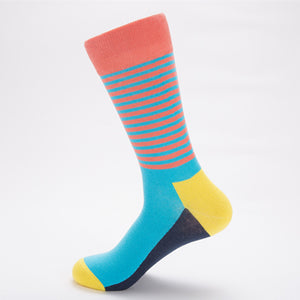 6 Paar Bunte Herren Socken Lustige Witzige Business Baumwolle