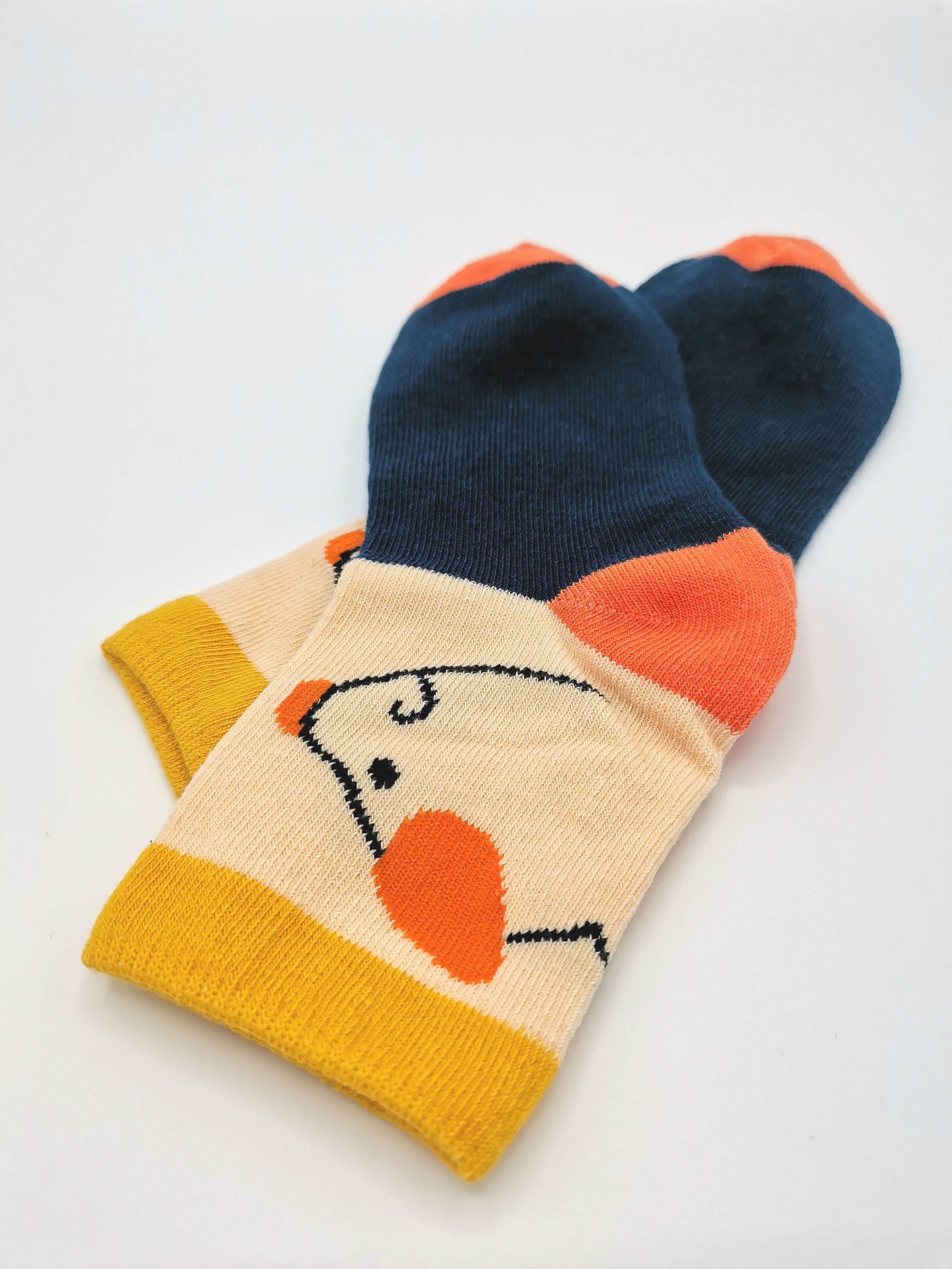 5 Paar Kindersocken mit Schweinchen-Motiven Knöchelhoch