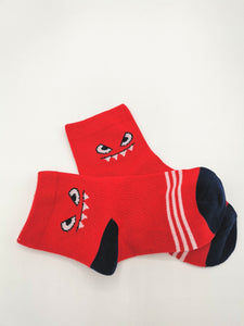 5 paar Kindersocken mit Hai-Motiven Knöchelhoch