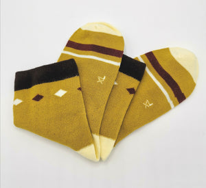 5 Paar Kindersocken Knöchelhoch mit Löwen-Motiven