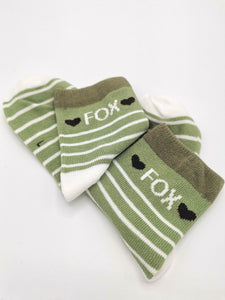 5 Paar Kindersocken mit Fuchs-Motiven Knöchelhoch