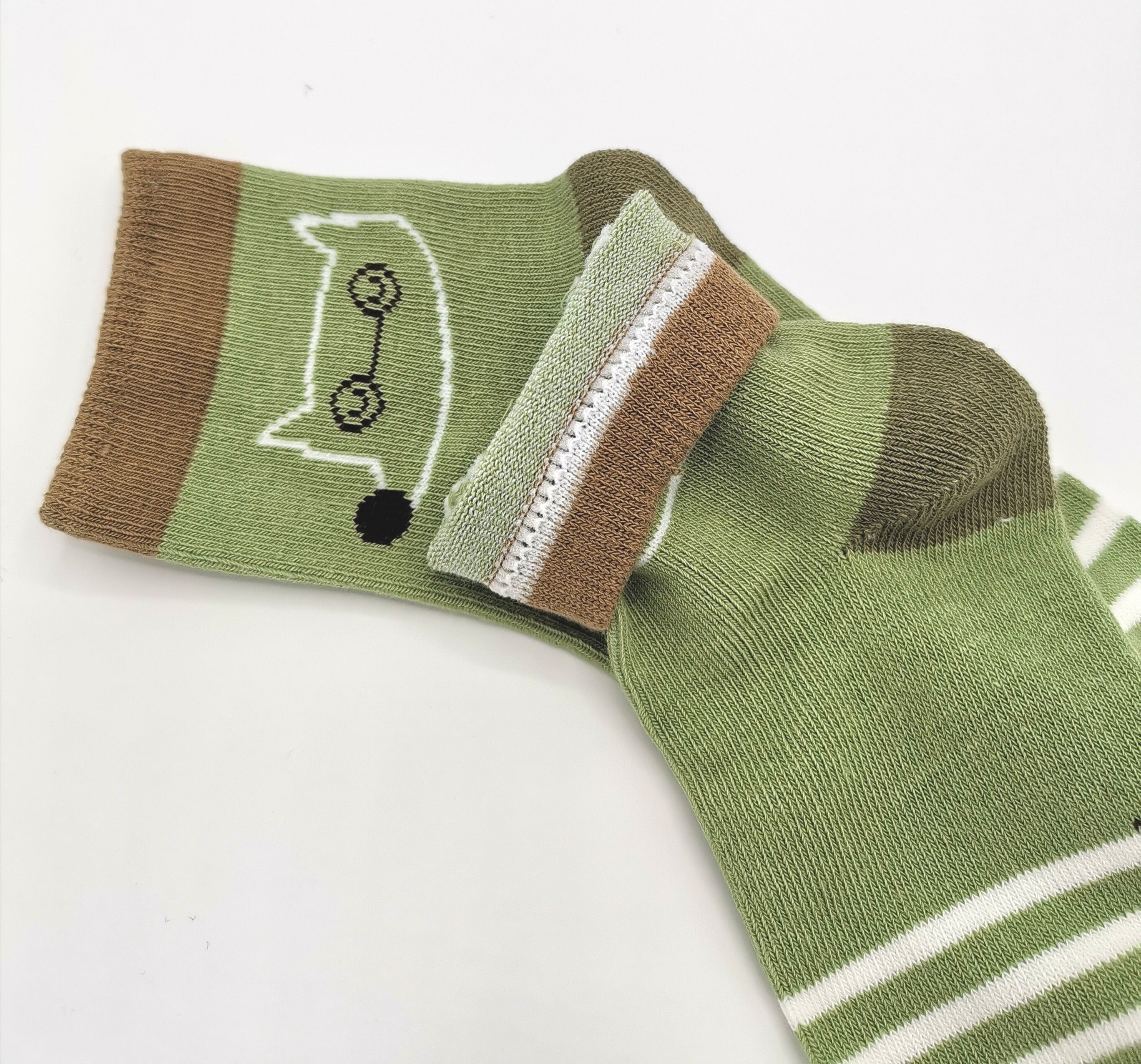 5 Paar Kindersocken mit Fuchs-Motiven Knöchelhoch