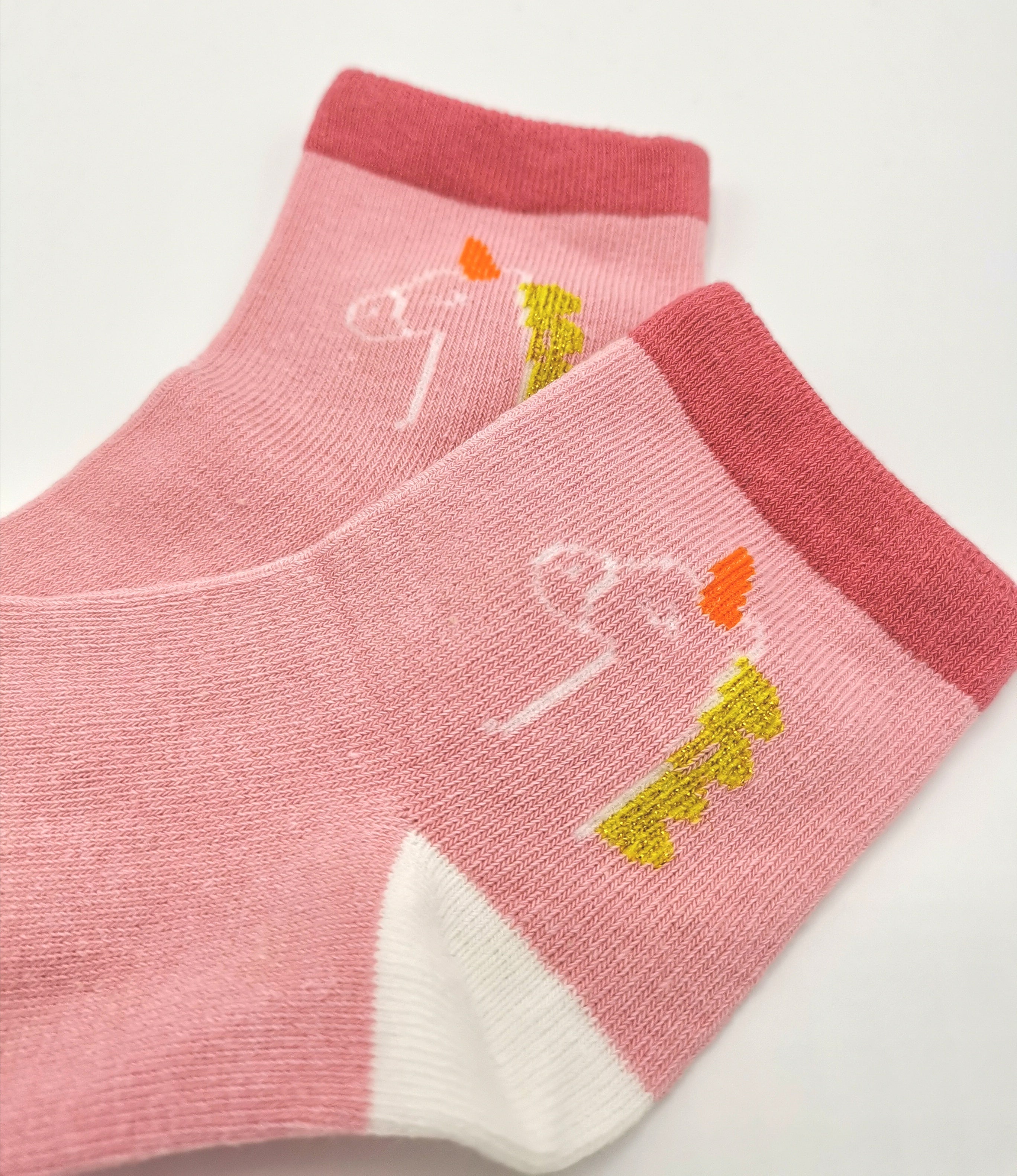 5 Paar Kindersocken mit Einhorn-Motiven Knöchelhoch