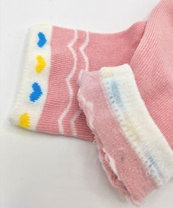 5 Paar Kindersocken mit Einhorn-Motiven Knöchelhoch