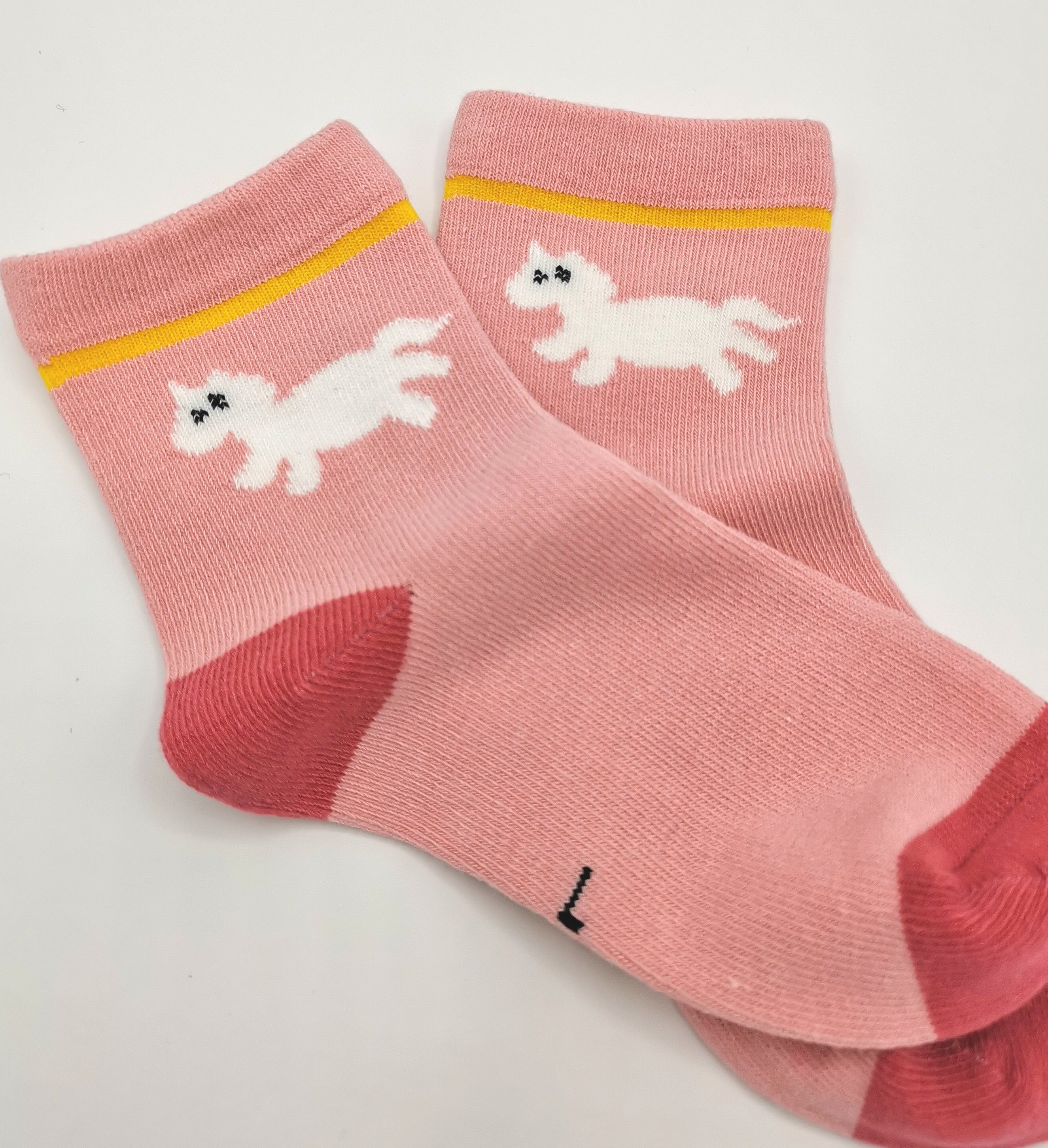 5 Paar Kindersocken mit Einhorn-Motiven Knöchelhoch