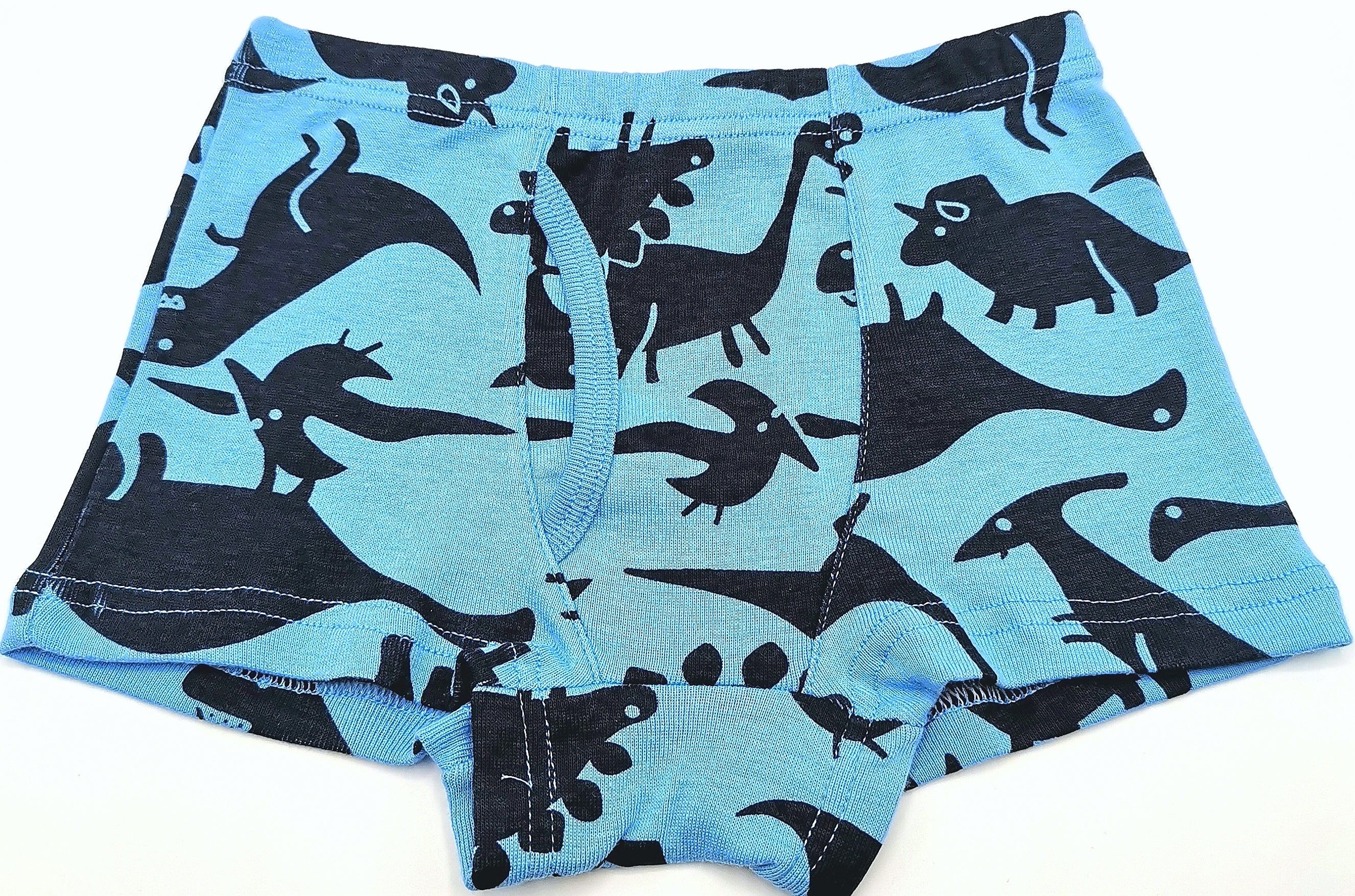 3er Pack Kinder Boxershorts Unterwäsche mit Dinosaurier Motiven