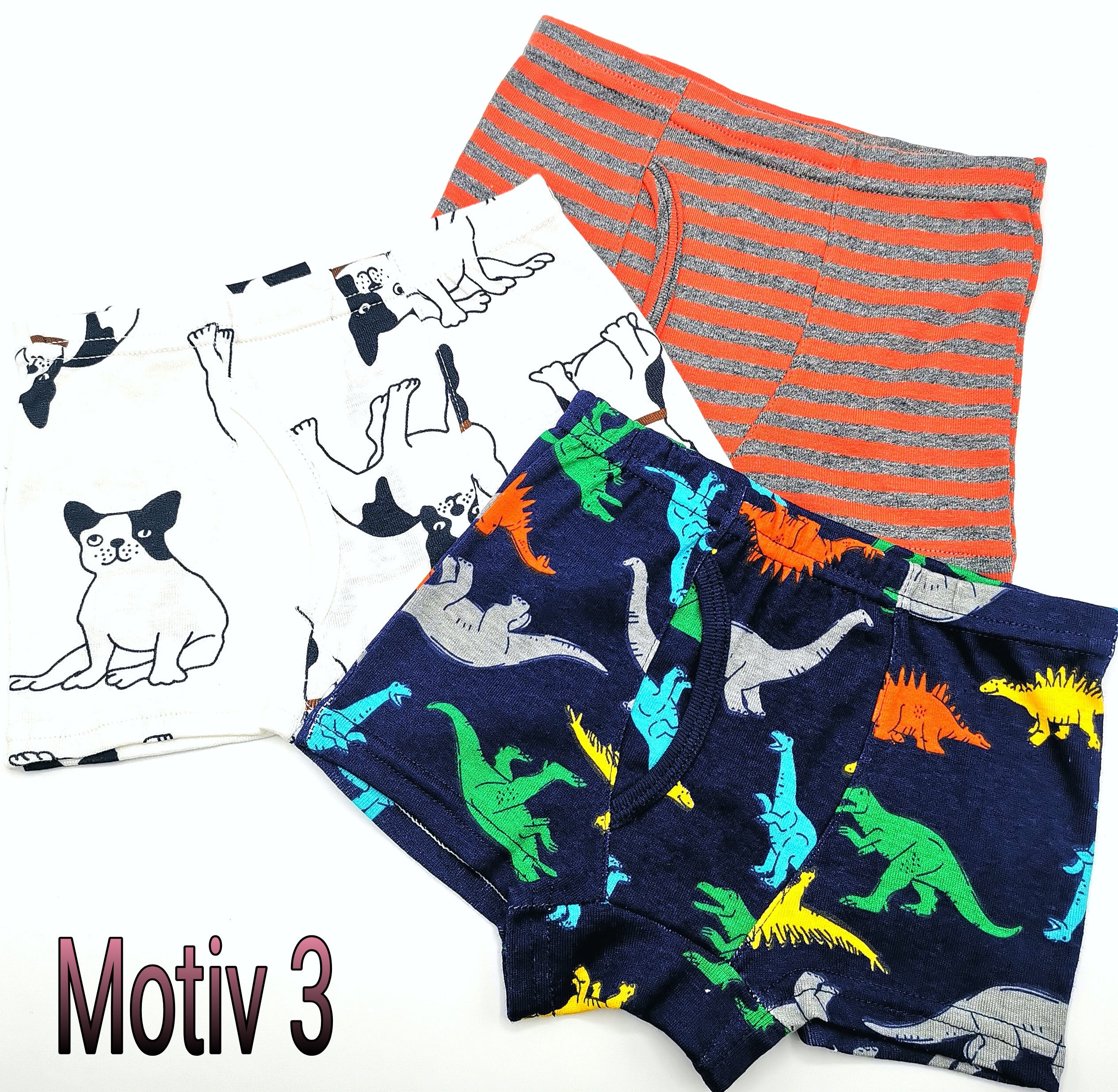 3er oder 9er Pack Kinder Boxershorts Unterwäsche mit Motiven