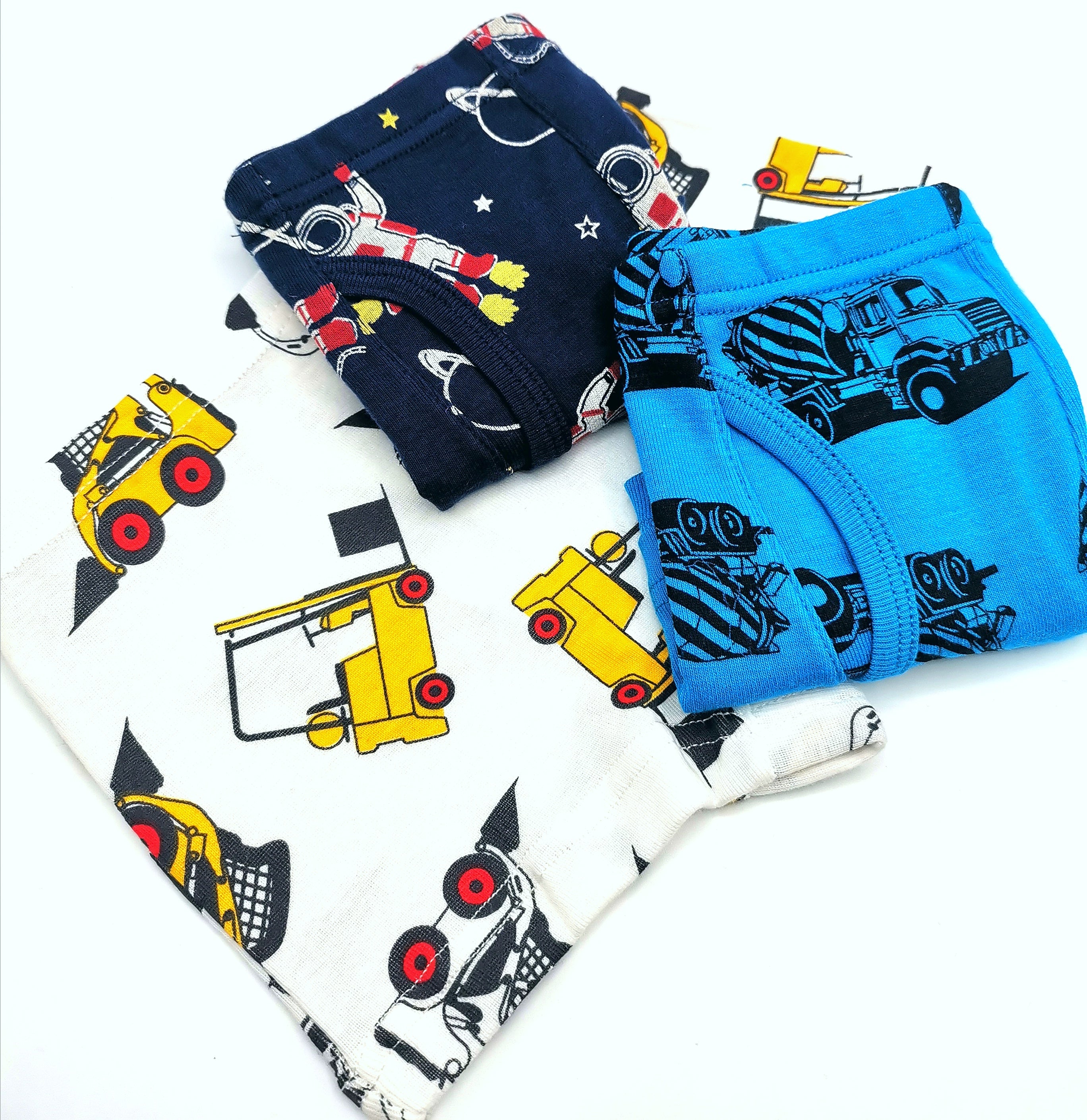 3er Pack Kinder Boxershorts Unterwäsche mit Motiven