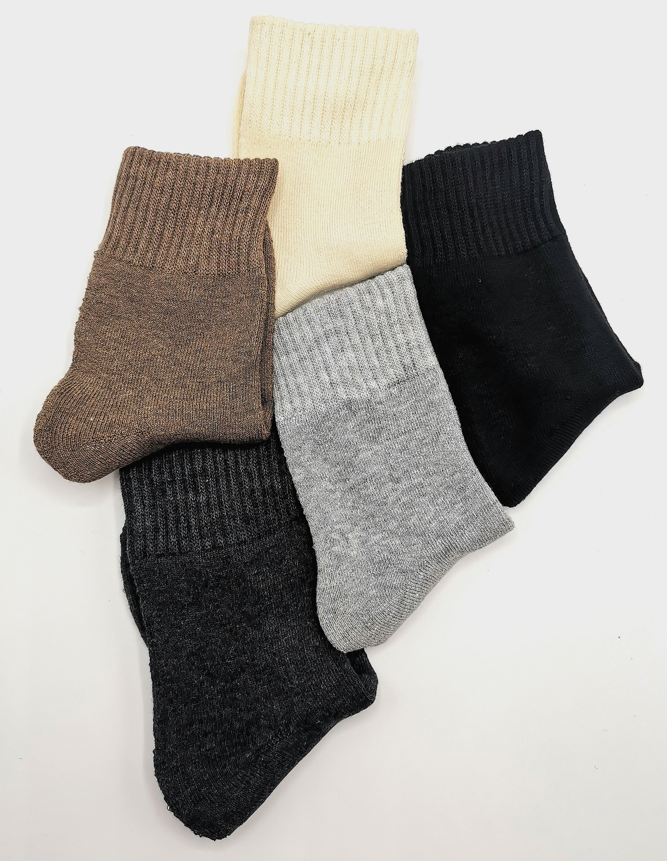 5 Paar bunte Damen  Winter Thermosocken warm, weich und kuschelig