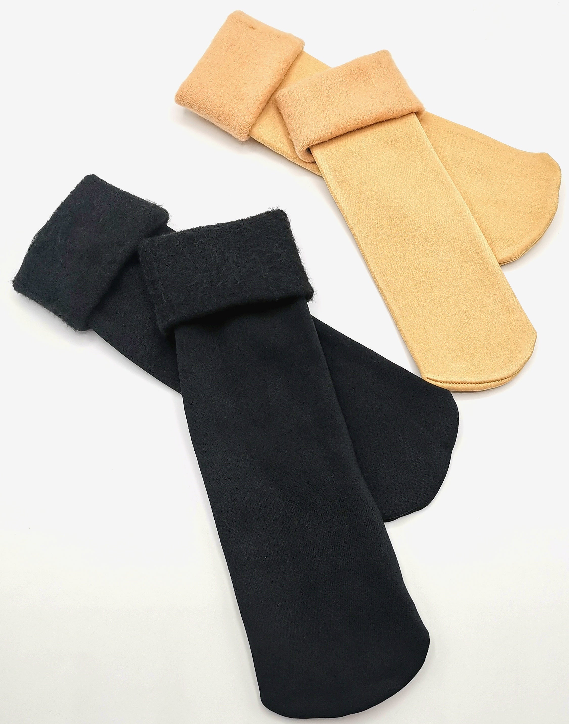 4 Paar Damen Wintersocken flauschige Thermo Socken