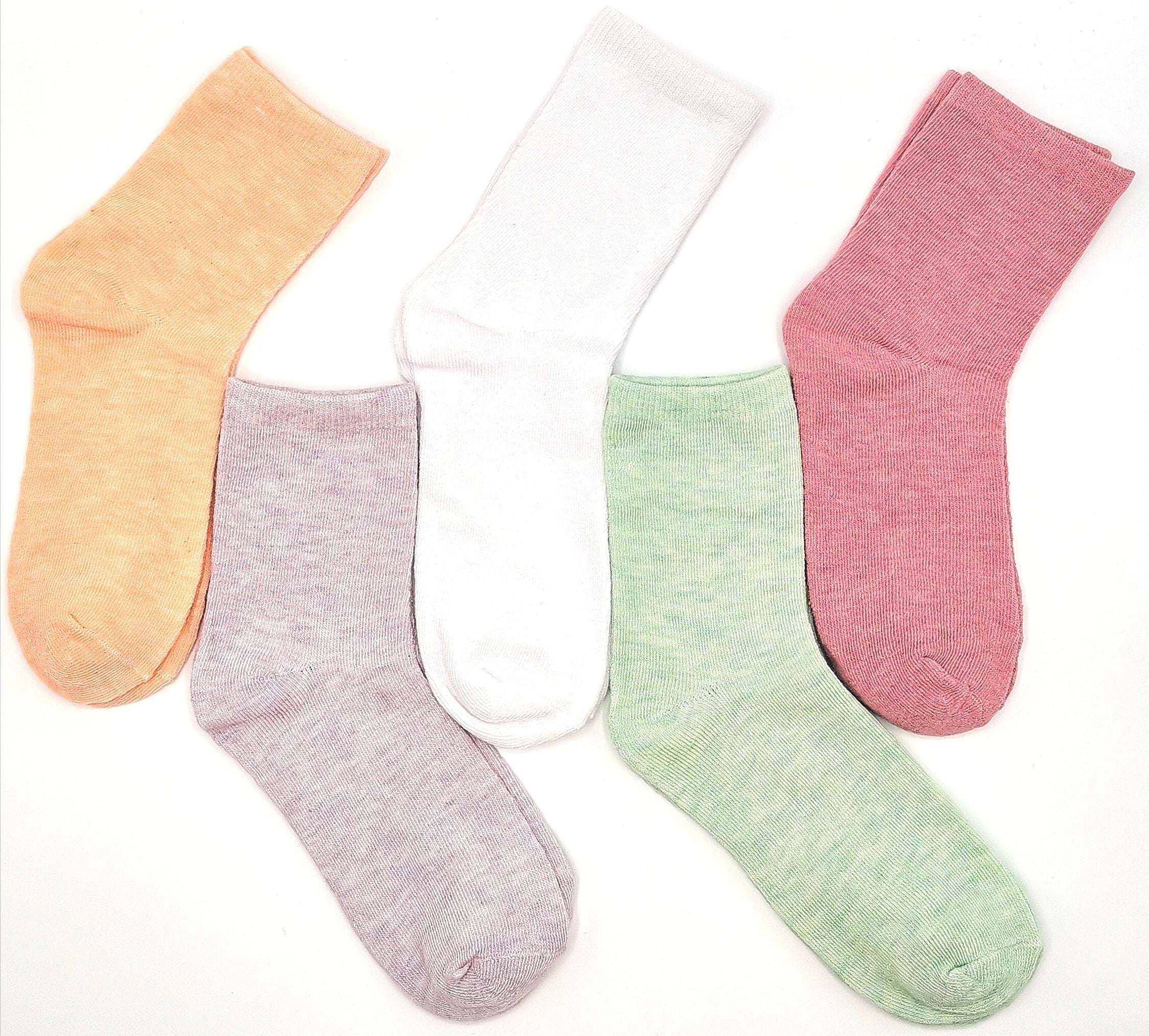 10 Paar bunte Damen Socken Freizeitsocken aus Baumwolle