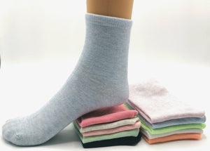 10 Paar bunte Damen Socken Freizeitsocken aus Baumwolle