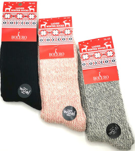 3-6 Paar Wollsocken Damen Winter Socken OEKO-TEX® geprüft atmungsaktiv warm weich